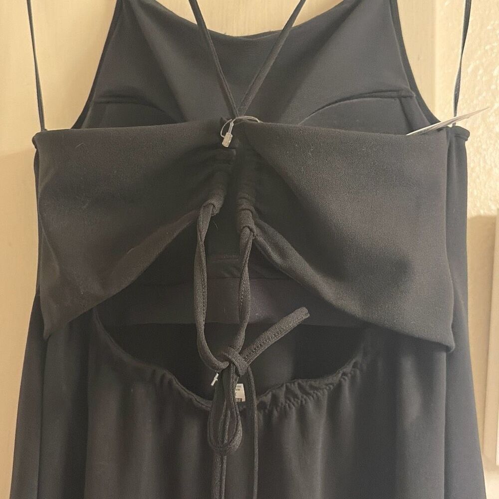 ✨Uniqlo Crepe Jersey Bra Camisole Black Sz XS Dress✨ - Picture 8 of 11
